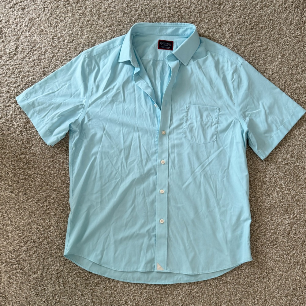 Men’s untuckit short sleeve